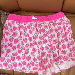 Little Sleepies Strawberry Print Women's Shorts